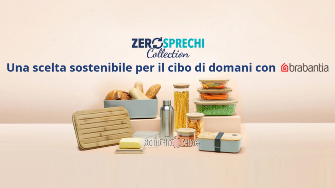 Raccolta punti Carrefour Zero Sprechi Collection: colleziona i premi Brabantia