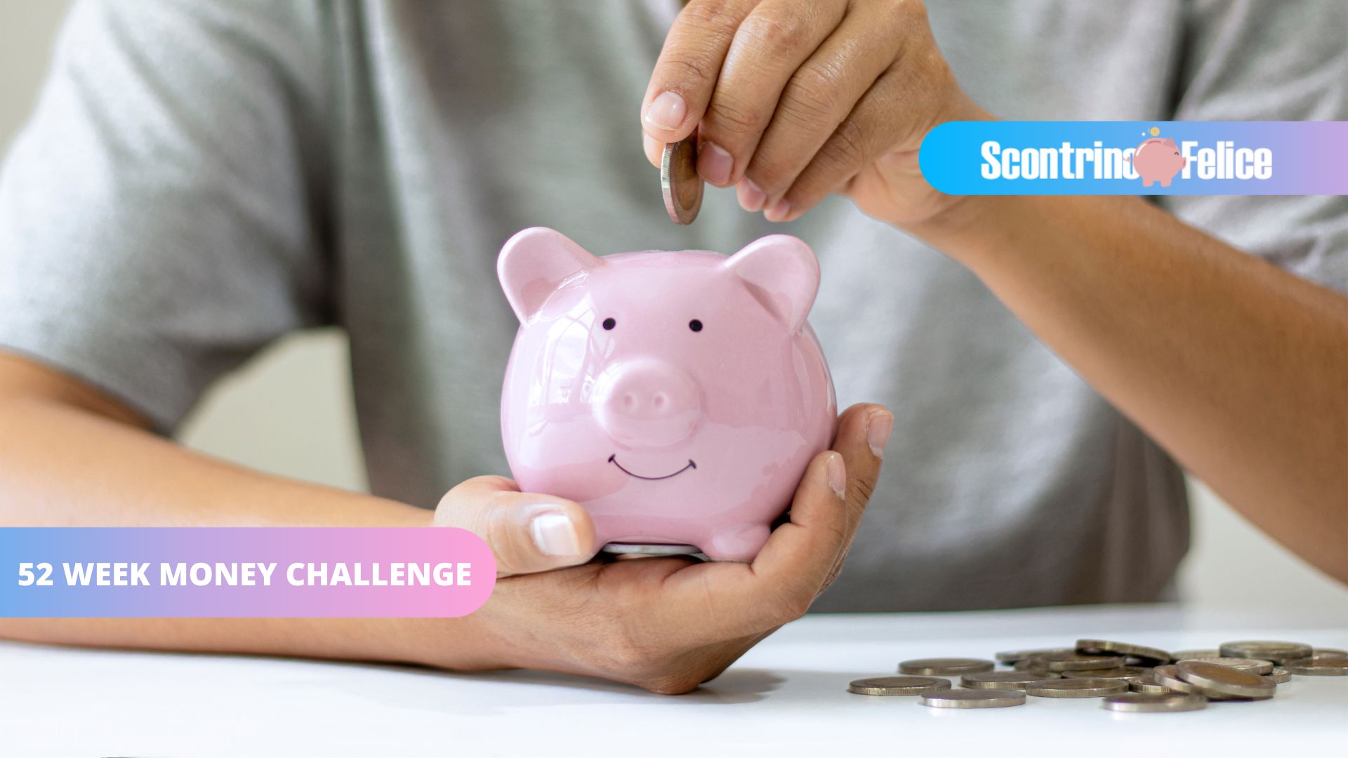 Come funziona la "52 week money challenge"