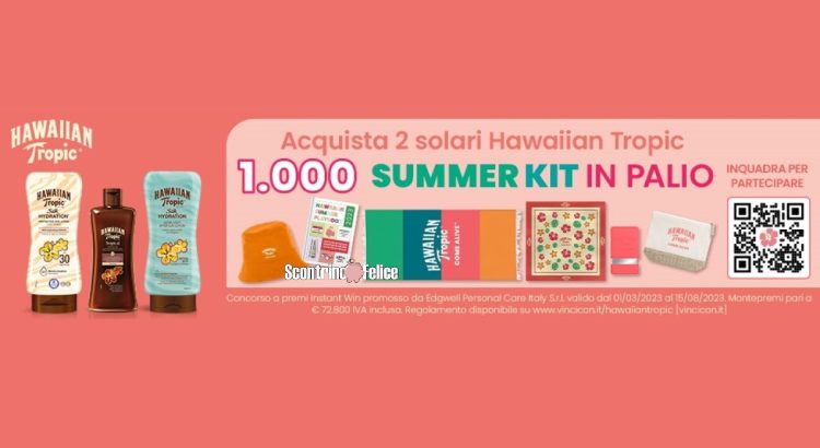 Concorso Hawaiian Tropic: vinci 1000 summer kit