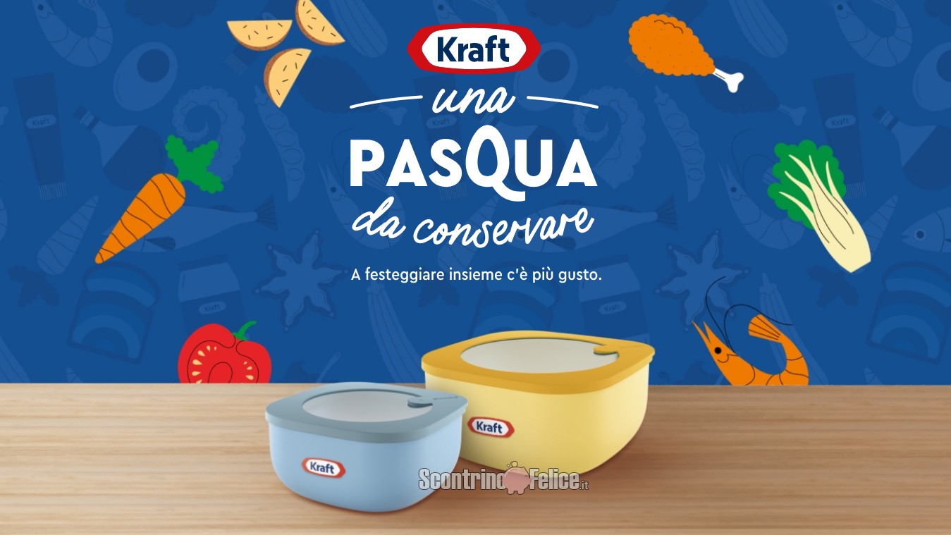 Concorso Kraft "Una Pasqua da conserevare": vinci set di contenitori Guzzini