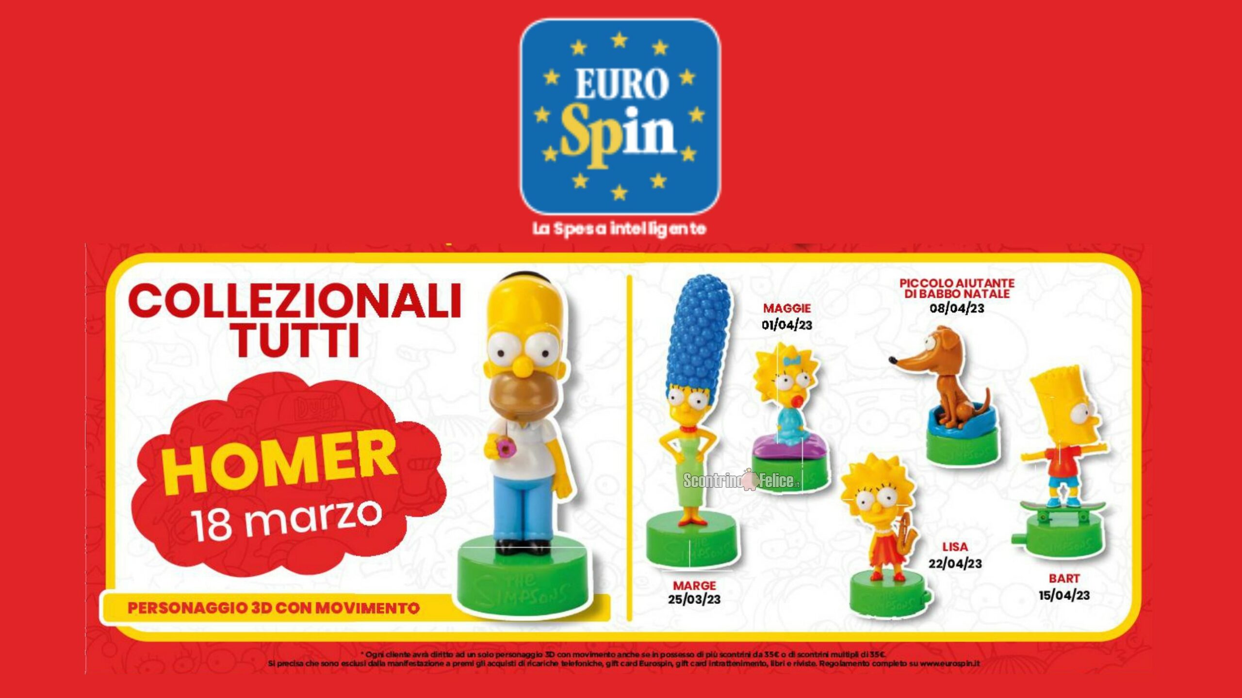 Raccolta Collezione The Simpsons da Eurospin