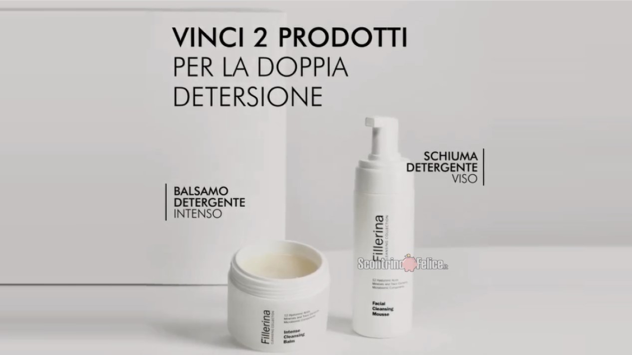 Vinci gratis 2 prodotti della nuova linea Fillerina Cleansing di Labo Suisse
