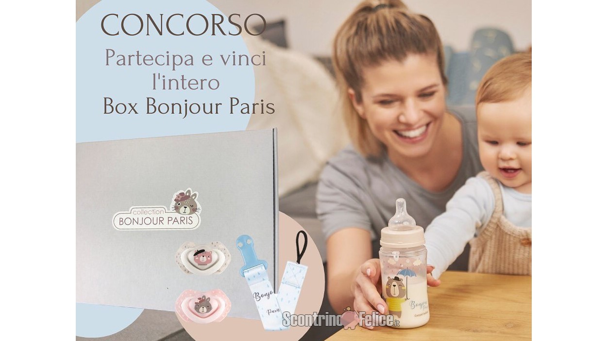 Vinci gratis box neonati Bonjour Paris