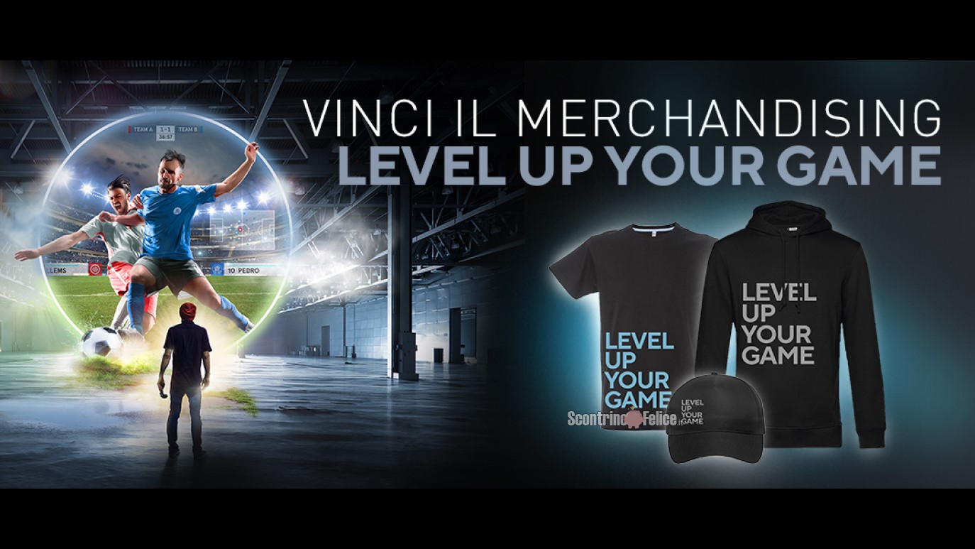 Vinci gratis il merchandising Panasonic "Level up your game"