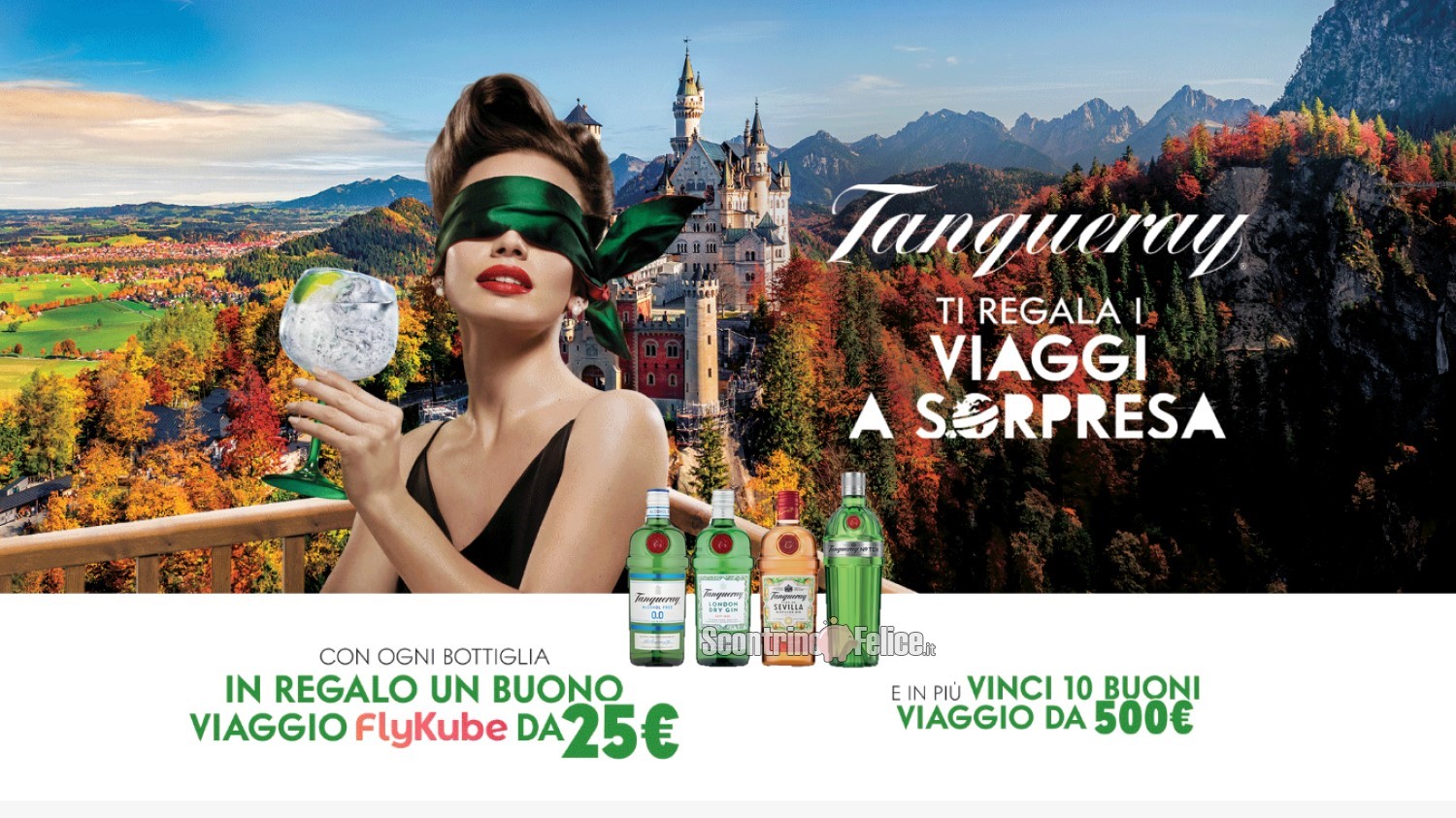 Concorso Tanqueray: vinci buoni FlyKube da 500 euro