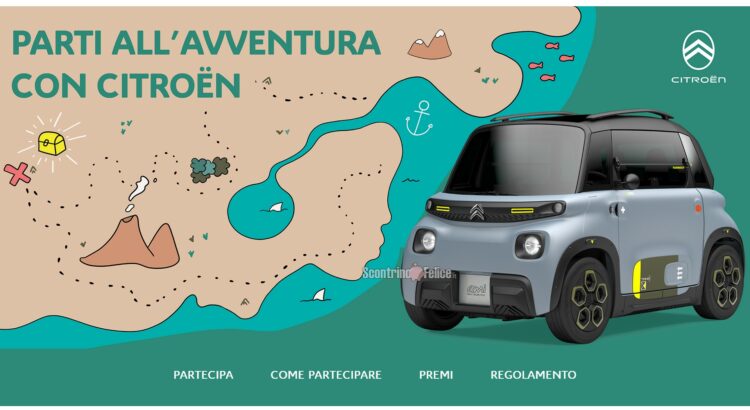 Concorso gratuito Parti all’avventura con Citroën vinci 6 mesi di comodato d'uso