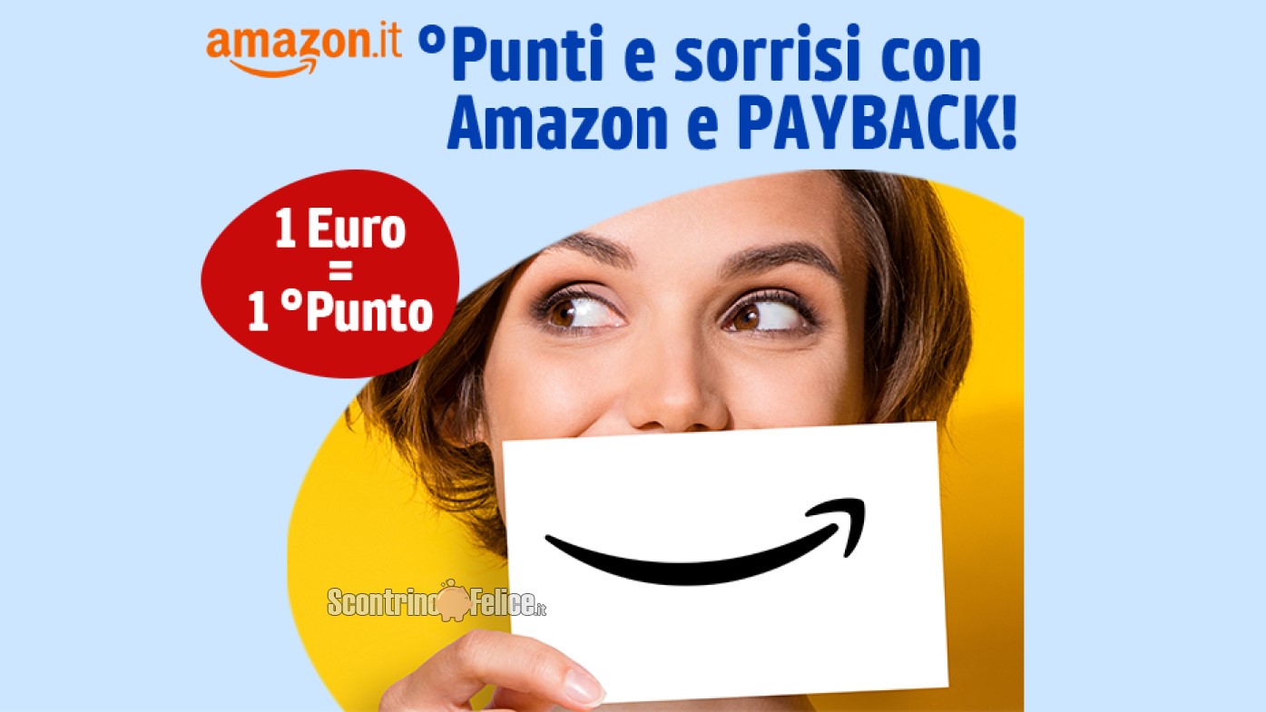 Raccolta Payback: ora accumuli punti anche su Amazon!