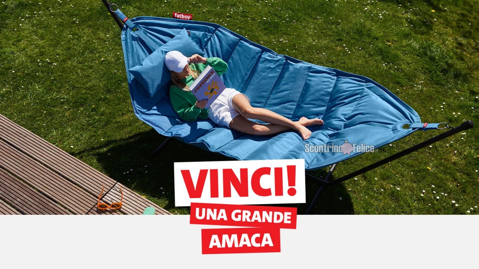 Vinci gratis un'amaca Fatboy