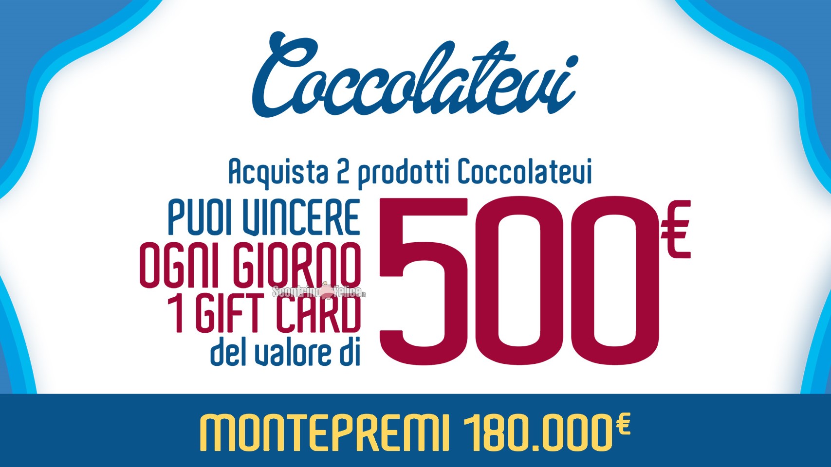 Concorso Coccolatevi 2023 vinci 360 gift card da 500 euro