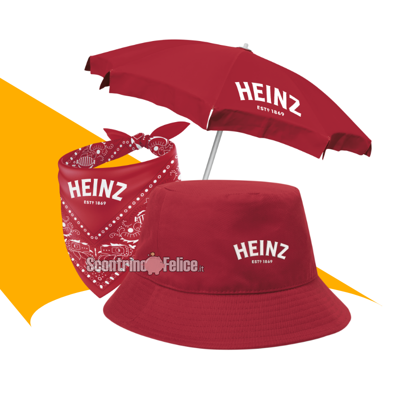 Concorso Heinz "Griglia non grigliarti": vinci Ombrelloni, Cappellini e Bandane 2