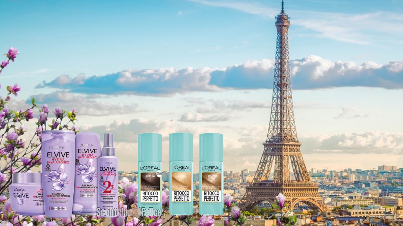 Concorso "Prova a vincere un viaggio a Parigi con Ritocco Perfetto ed Elvive": in palio 16 viaggi!