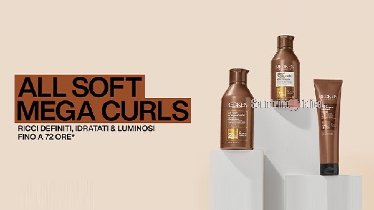 Diventa tester linea All Soft Mega Curls di Redken