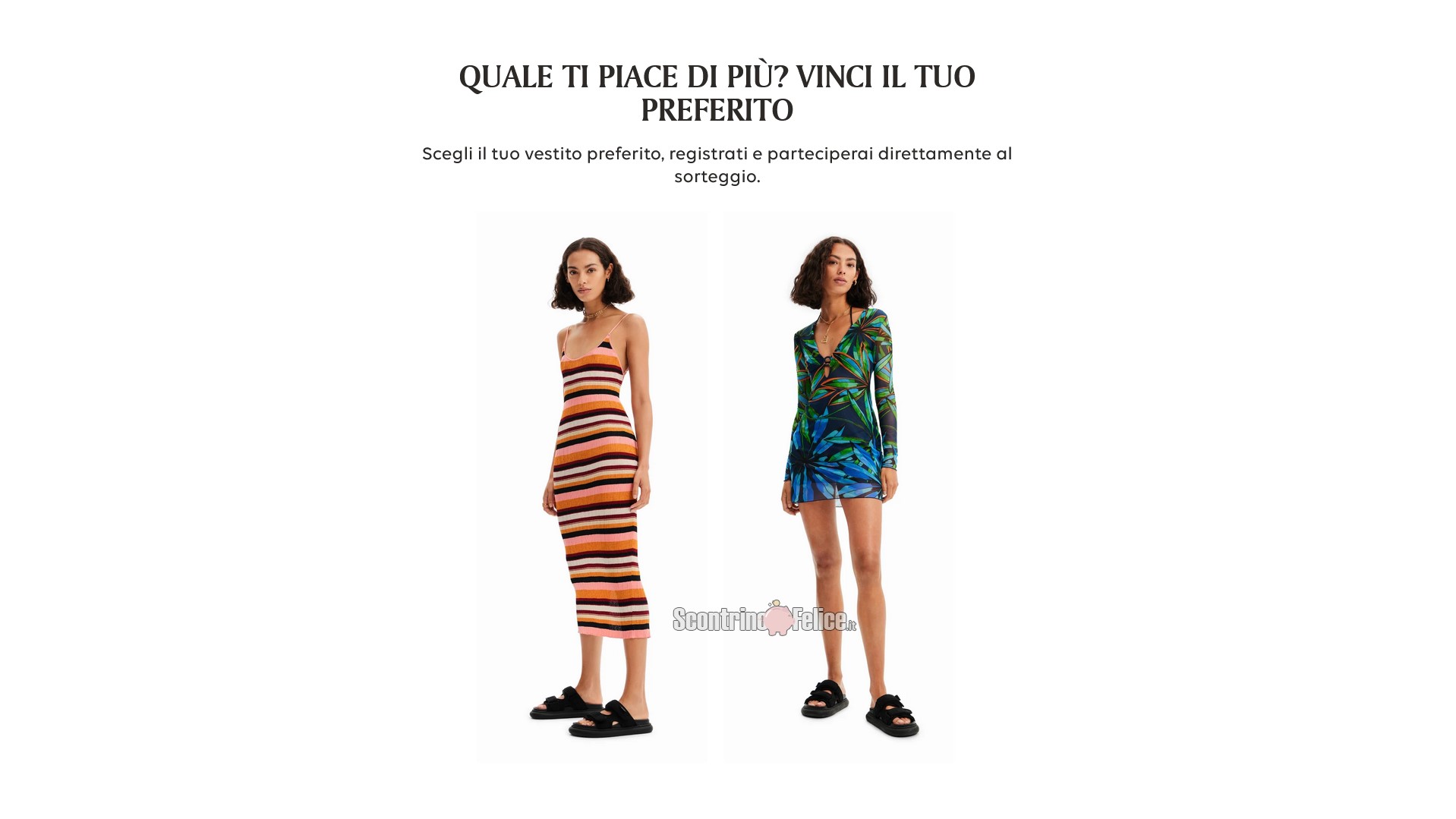 Vinci gratis 1 vestito Desigual SS23