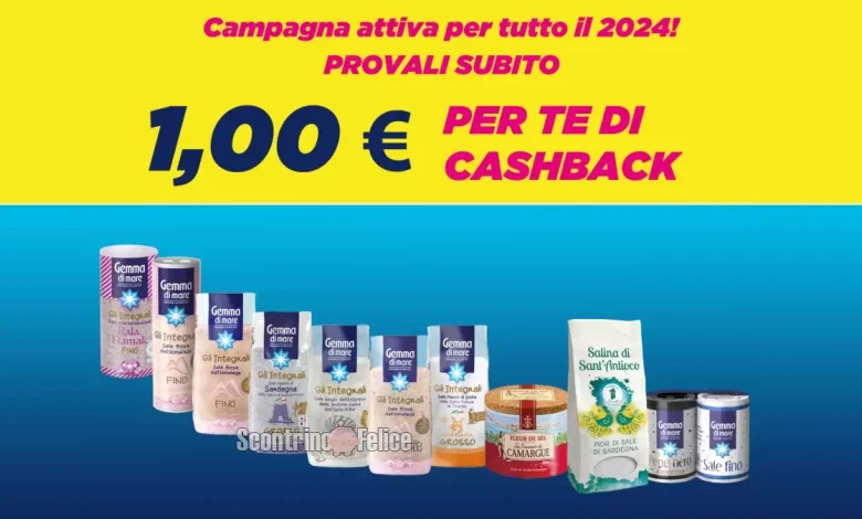 Cashback Gemma di Mare: ricevi il rimborso di 1 euro a confezione