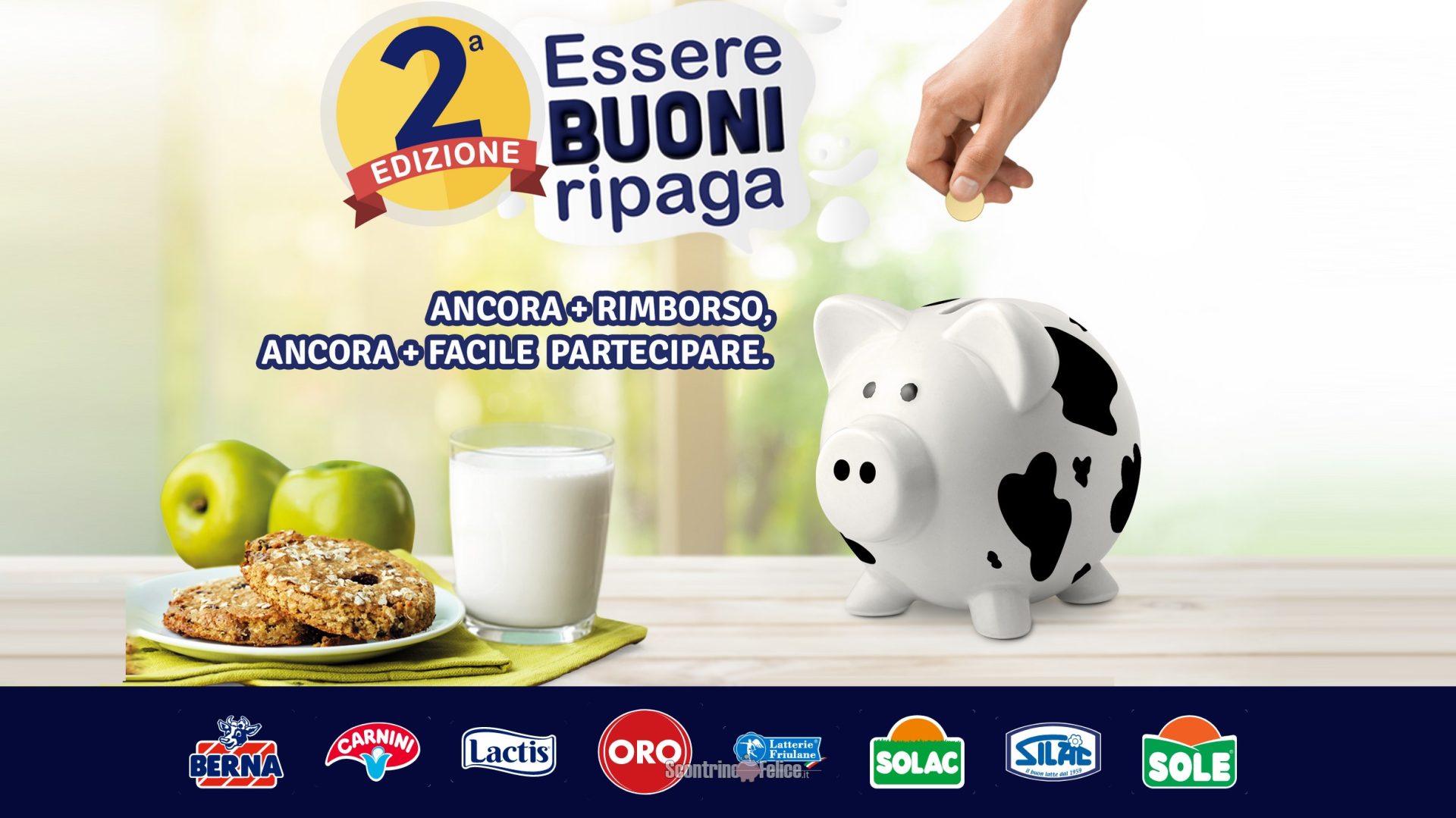Cashback Latte “Essere Buoni Ripaga – 2ª edizione”: ricevi un rimborso fino a 30 euro