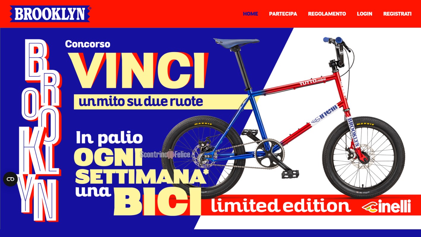 Concorso Brooklyn “Vinci Un Mito Su Due Ruote”: in palio biciclette Limited Edition by Cinelli