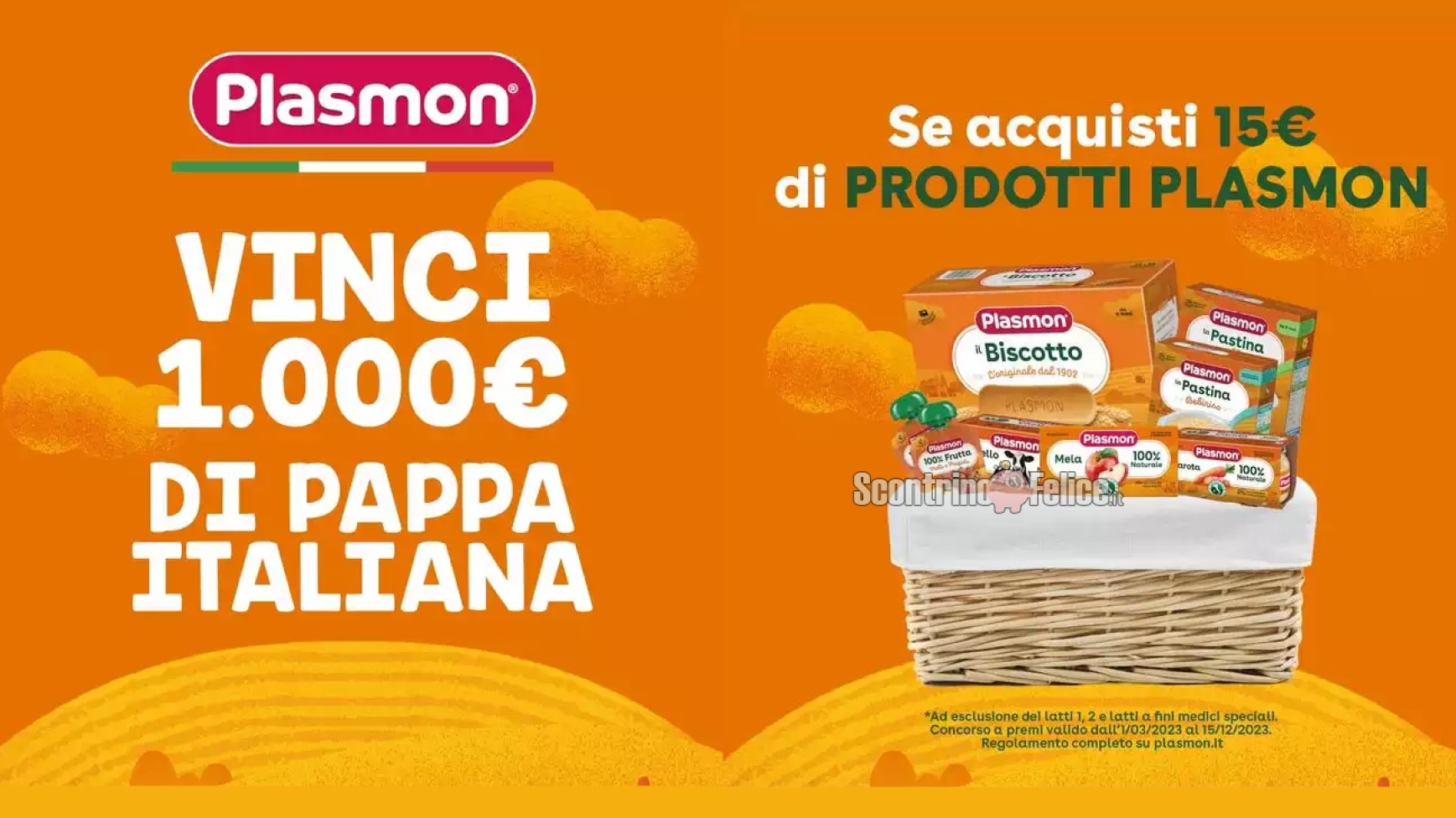 Concorso Plasmon: vinci 1.000 euro di pappa italiana