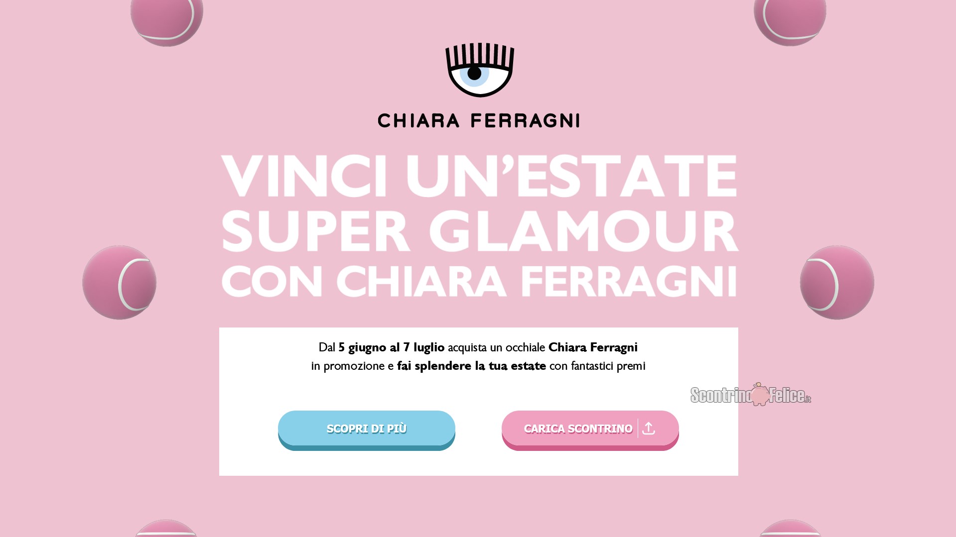 Concorso "Vinci Un'Estate Super Glamour Con Chiara Ferragni": in palio 5 cofanetti make-up