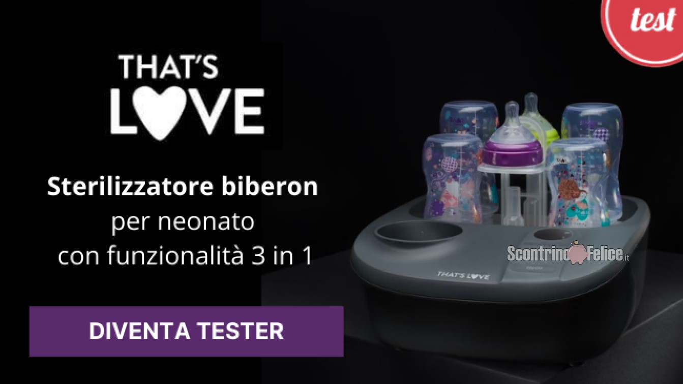 Diventa Tester dello Sterilizzatore 3 in 1 di That's Love