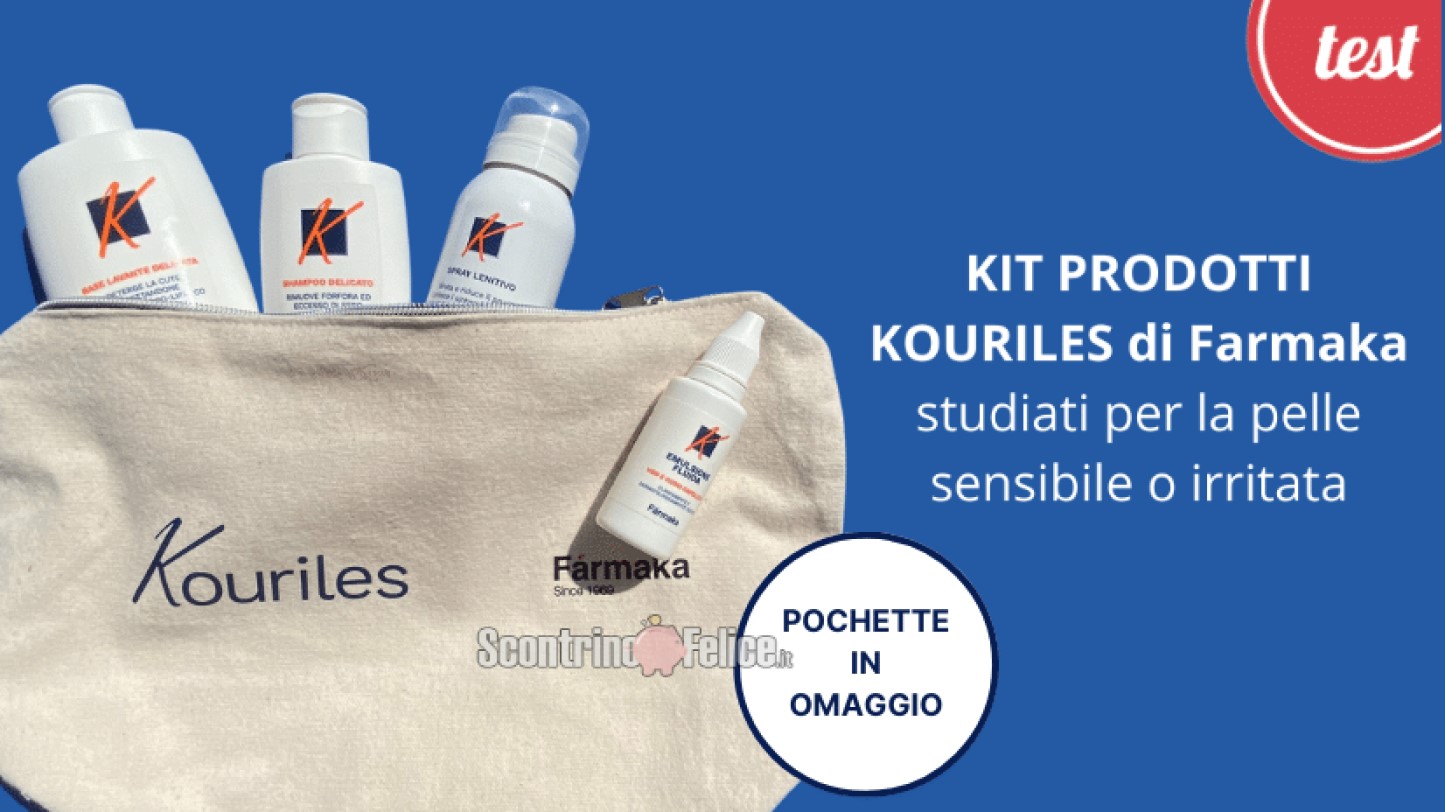 Diventa tester Kit Prodotti Kouriles di Farmaka