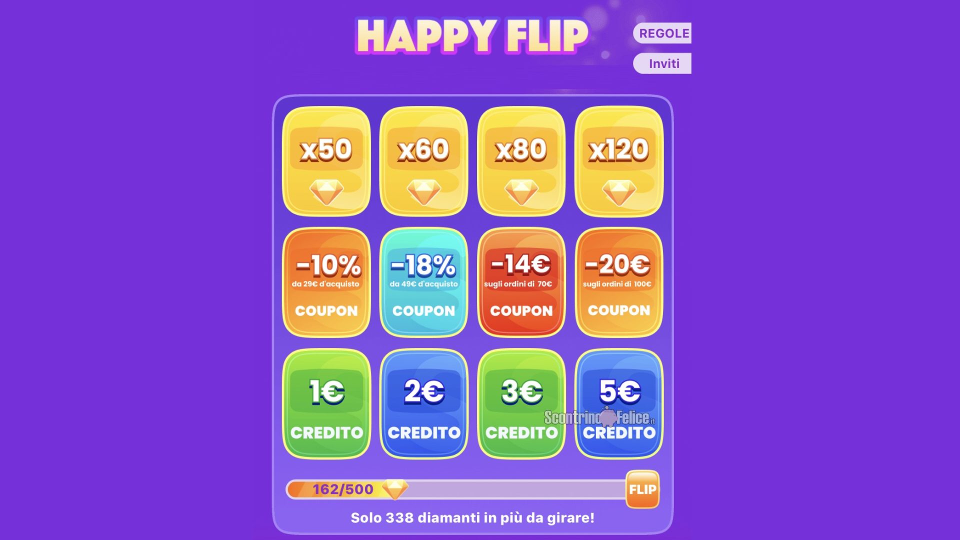 Gioco Shein Happy Flip: vinci sconti e punti fino a 120 euro