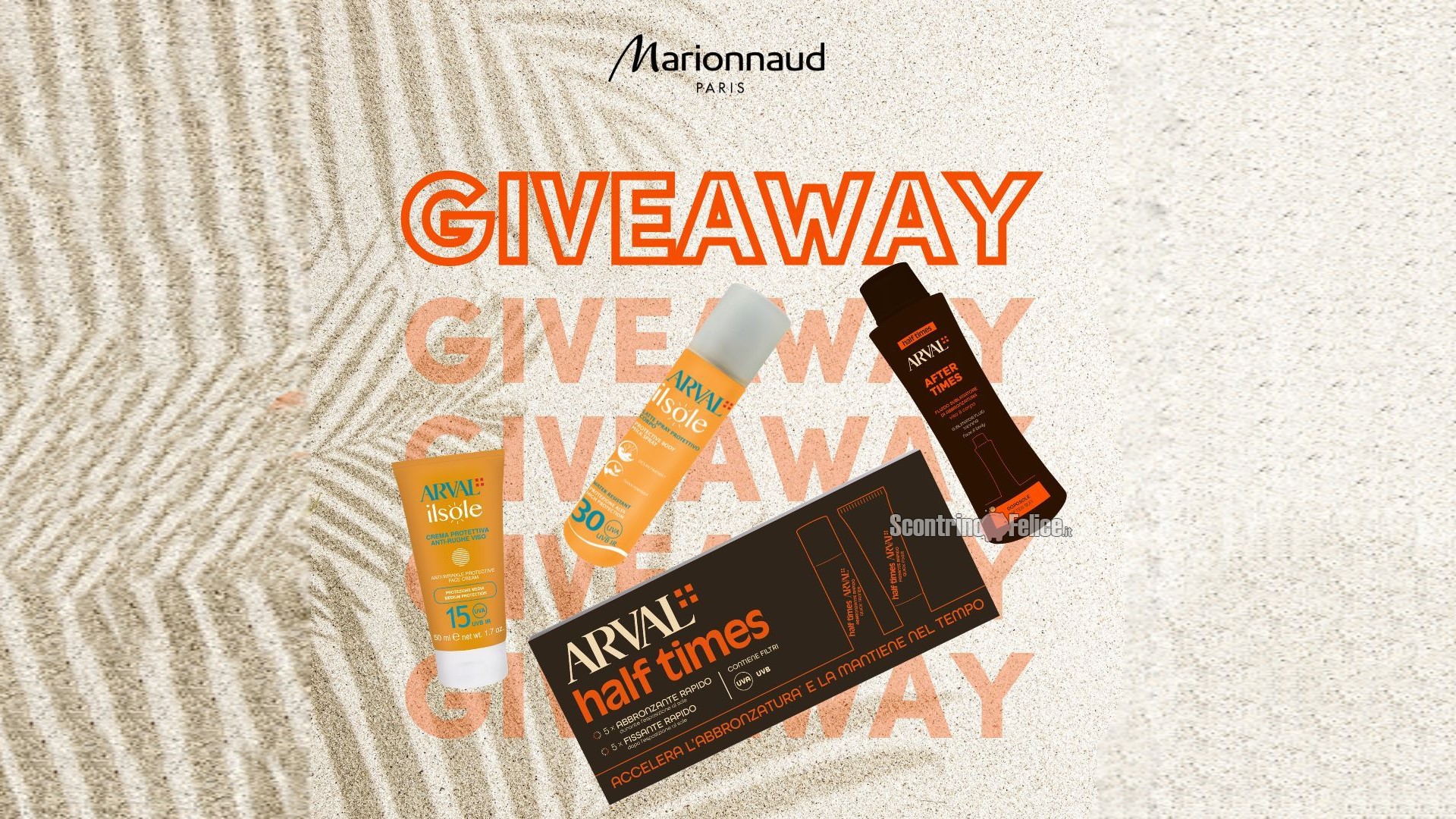 Giveaway Marionnaud: vinci box solari Arval Cosmetici