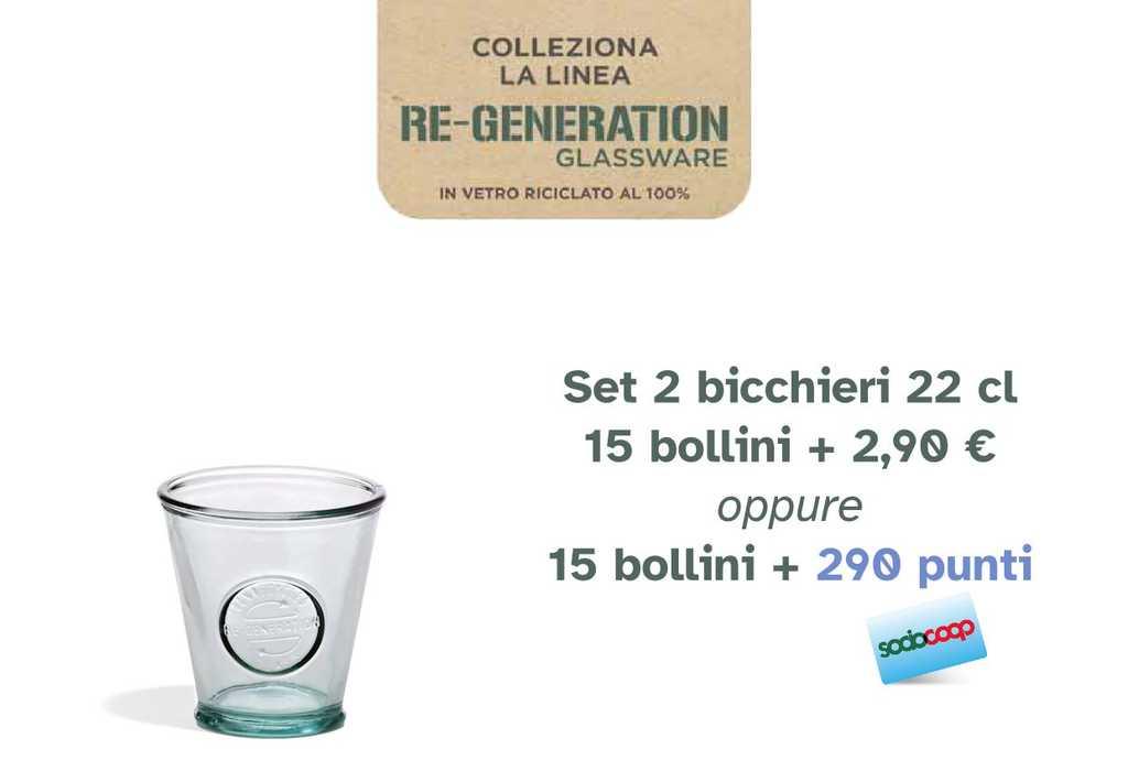 Raccolta punti Coop Re-Generation Glassware 2023: colleziona i contenitori in vetro riciclato 6