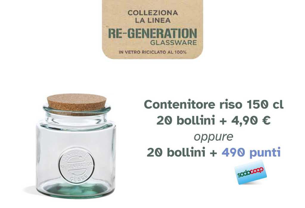 Raccolta punti Coop Re-Generation Glassware 2023: colleziona i contenitori in vetro riciclato 16