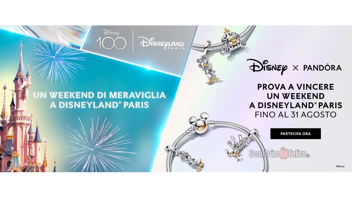 Concorso Pandora: vinci Disneyland Paris!