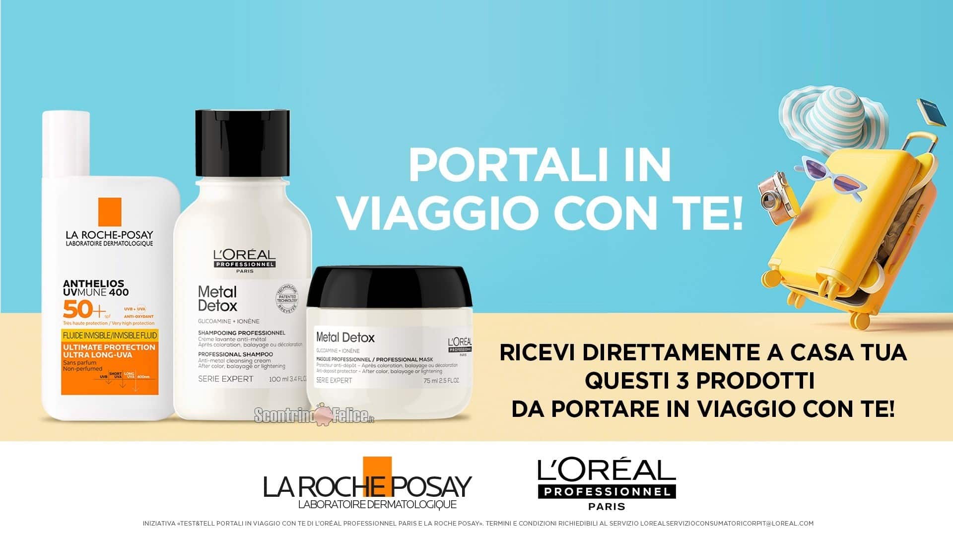 Diventa tester 3 Must Have L’Oréal Professionnel e La Roche-Posay per la tua estate