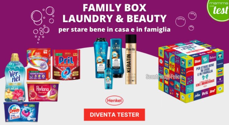 Diventa tester Family Box Laundry & Beauty di Henkel