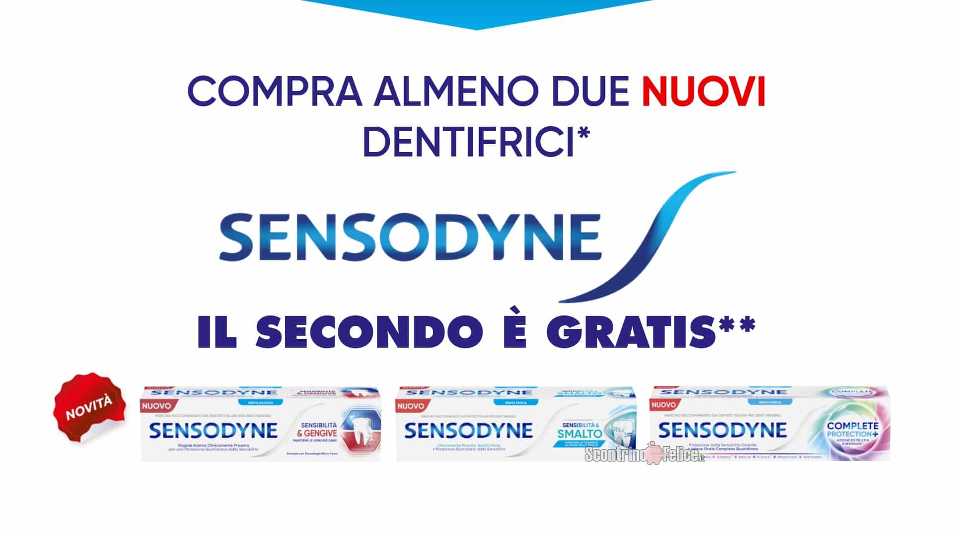 Cashback Sensodyne: ricevi il rimborso del dentifricio meno caro