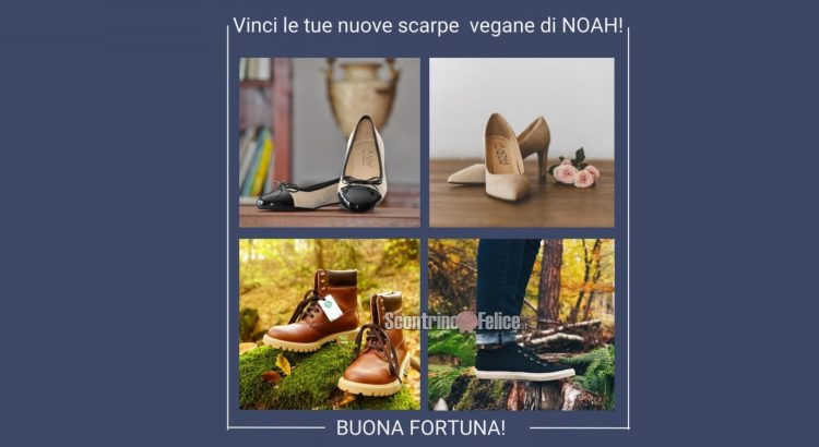 Concorso Noah Italian Vegan Shoes: vinci le tue prossime scarpe sostenibili!