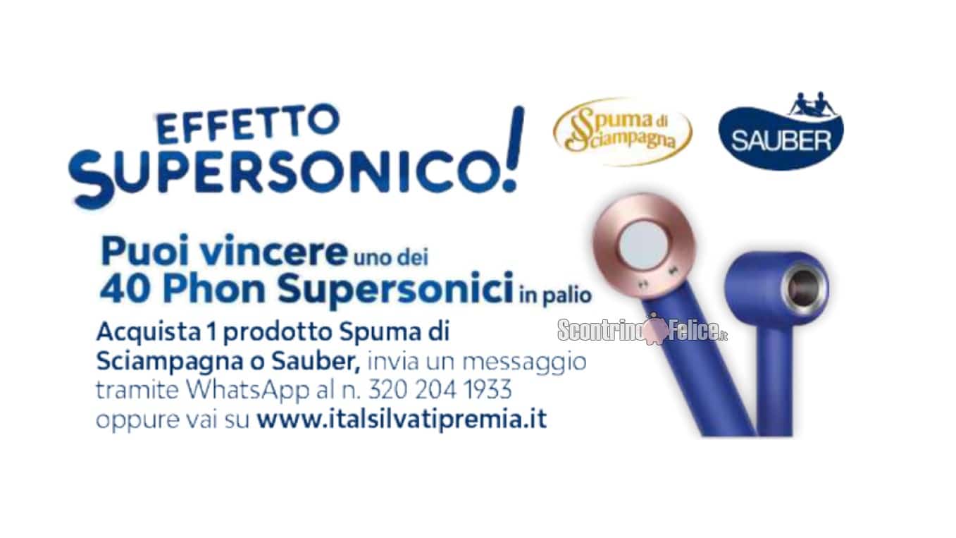 Concorso Spuma di Sciampagna e Sauber "Effetto Supersonico": vinci 40 Asciugacapelli Dyson Supersonic Pervinca