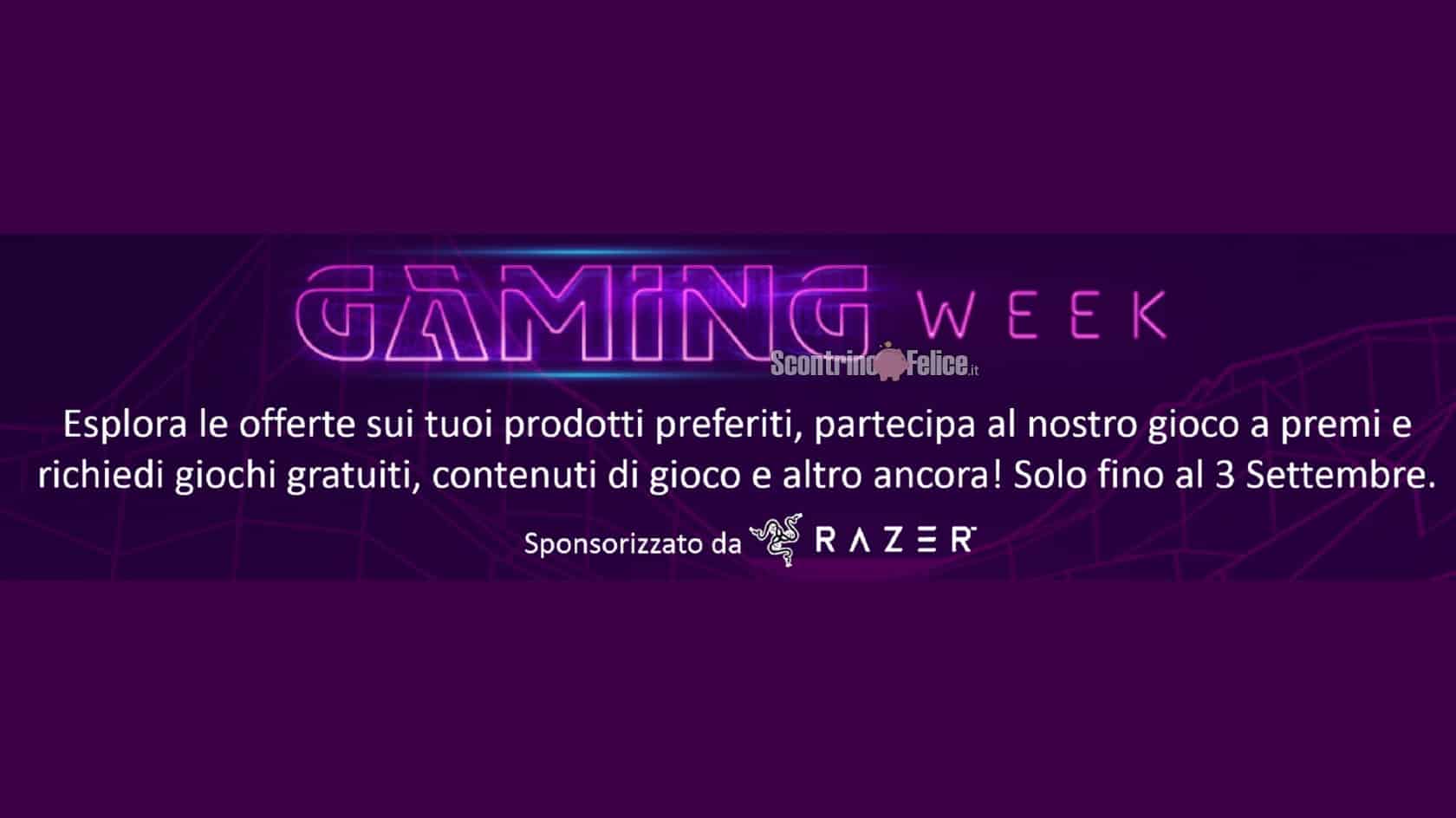 Concorso gratuito Amazon Gaming Week: vinci premi Razen