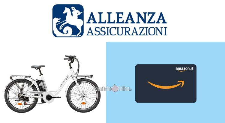 Concorso gratuito Alleanza: vinci biciclette elettriche Atala e buoni Amazon