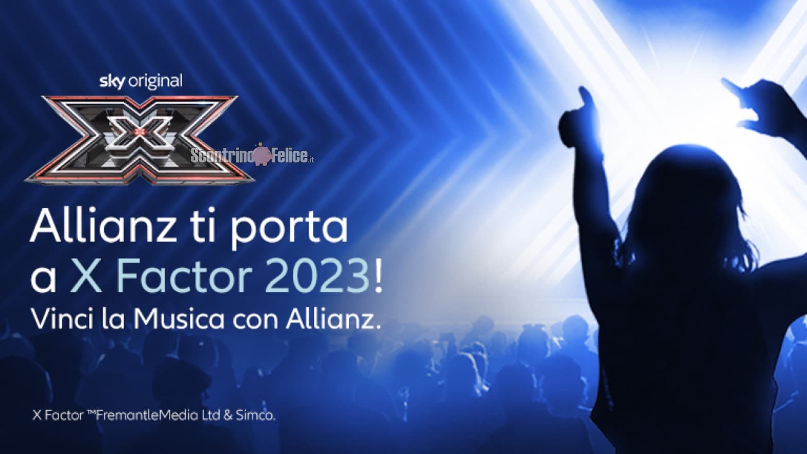 Concorso gratuito Allianz: vinci X Factor 2023 e abbonamenti Spotify