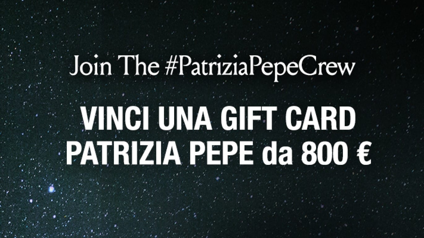 Concorso gratuito Patrizia Pepe: vinci gift card da 800 euro