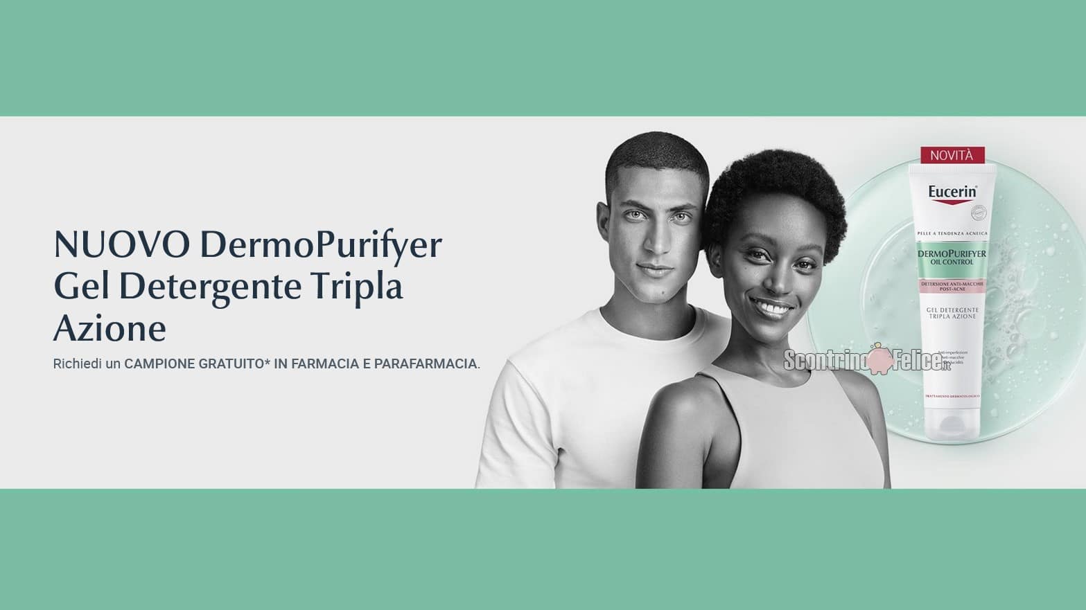 Nuovo DermoPurifyer Gel Detergente Tripla Azione di Eucerin: ritira il campione omaggio!