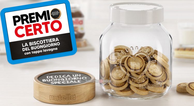 Premio certo Nutella biscottiera 2023