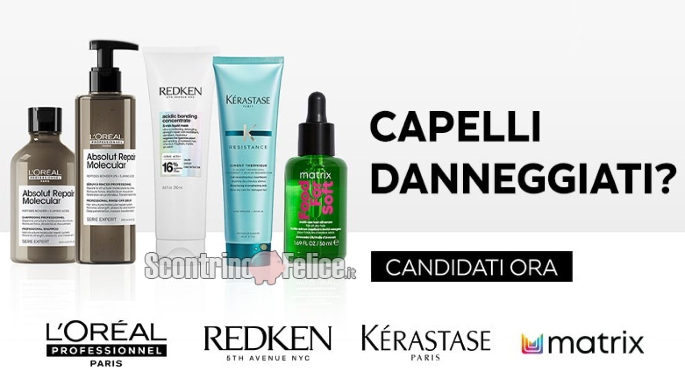 Diventa tester prodotti per capelli Redken, L’Oréal Professionnel, Kérastase e Matrix