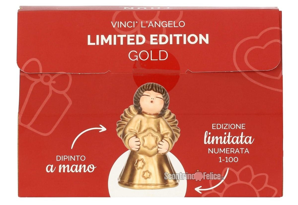Concorso Thun Cookie Box: vinci l'angelo limited edition gold 1