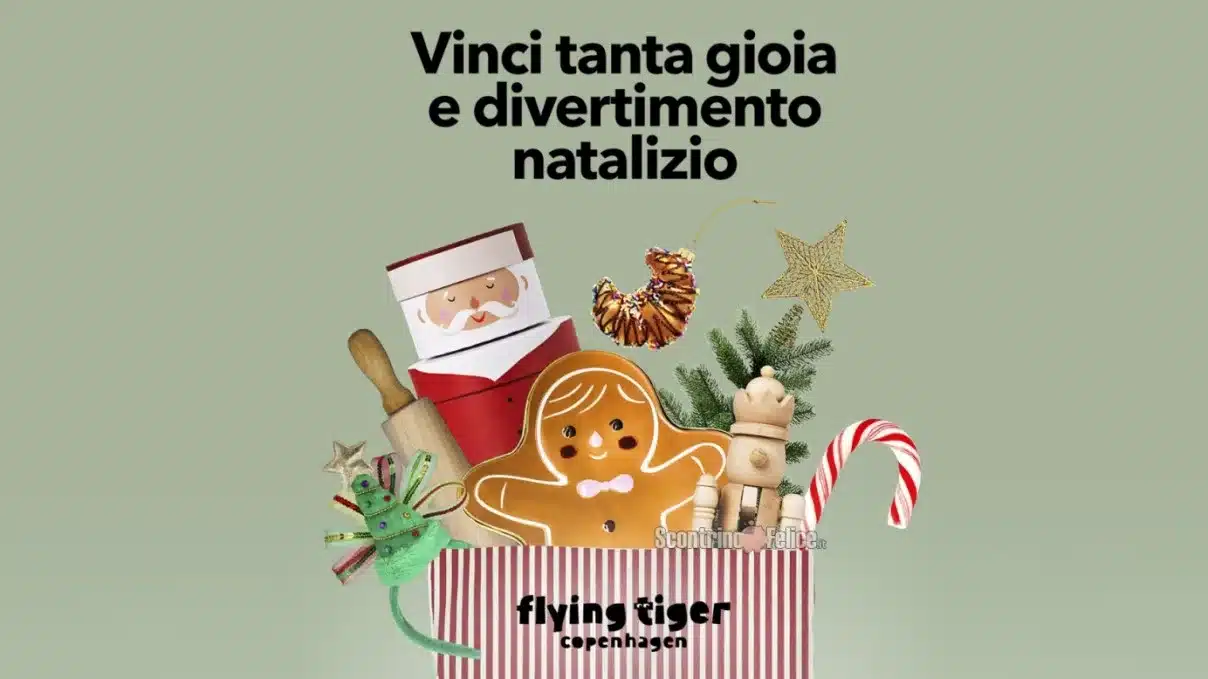 Concorso gratuito Flying Tiger: vinci 1 borsa piena di prodotti natalizi