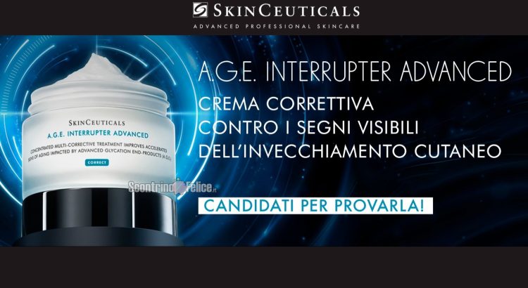 Diventa tester Crema A.G.E Interrupter Advanced di SkinCeuticals