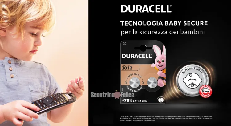 Diventa tester Duracell Baby Secure
