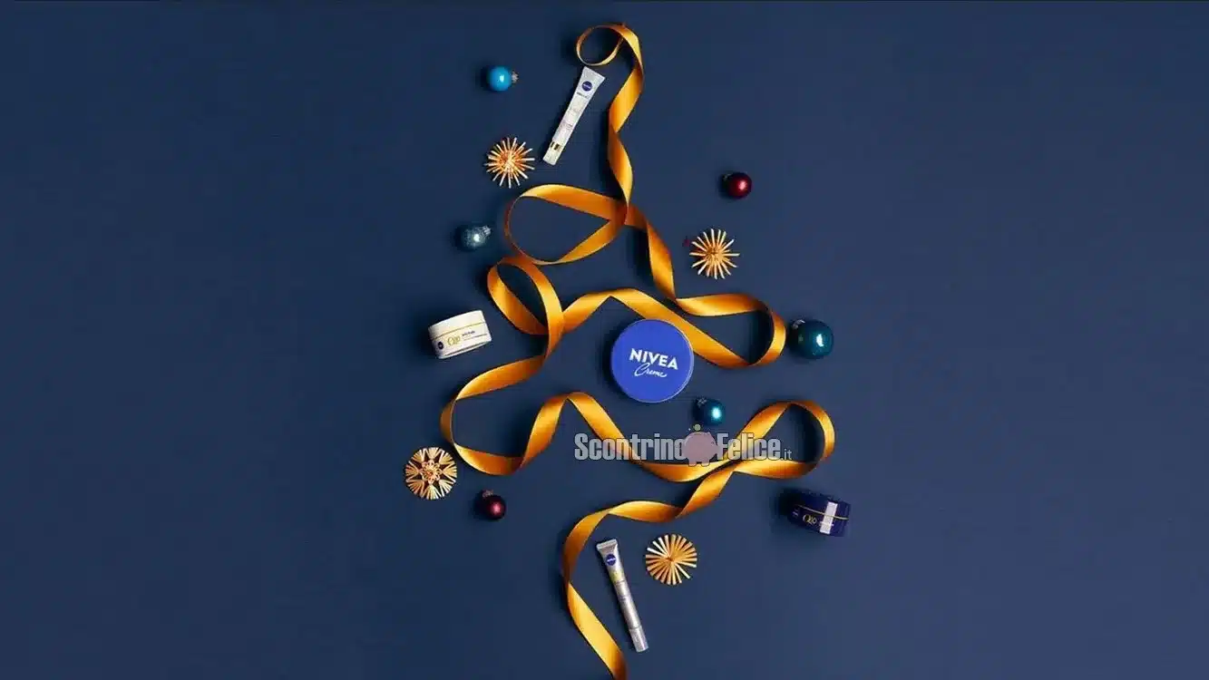 Calendario dell'Avvento Nivea: vinci kit di prodotti gratis