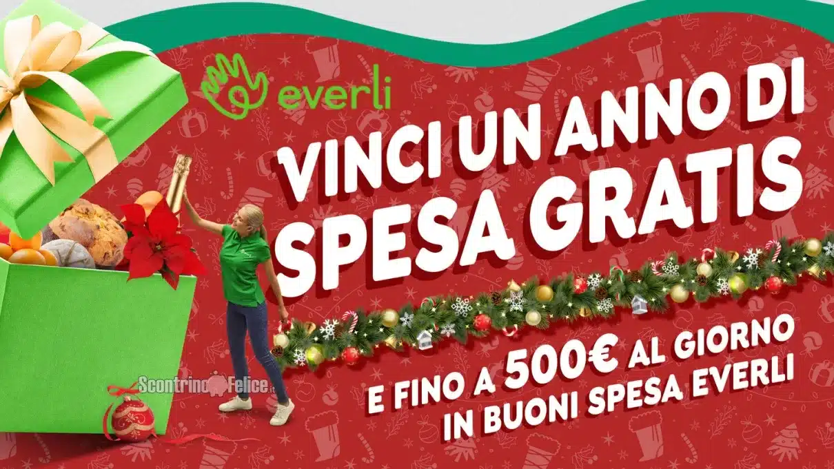 Concorso Everli vinci 1 anno di spesa