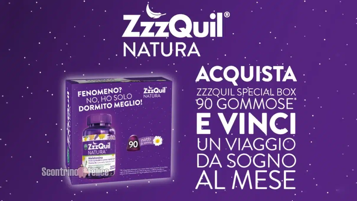 Concorso Zzzquil: vinci un viaggio alle Maldive