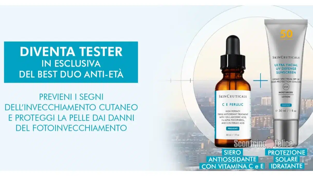 Diventa tester SkinCeuticals duo anti-età