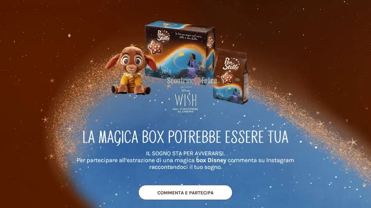 Giveaway Pan Di Stelle box Disney Wish